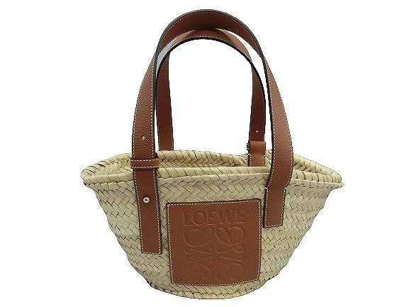 期間限定セール ロエベ LOEWE バスケットバッグ スモール ナチュラル
