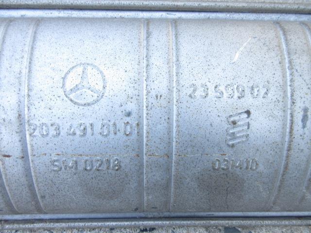 16年 ベンツ CLK320 W209 GH-209365 リアマフラー A2034903121 181930 4466_画像4