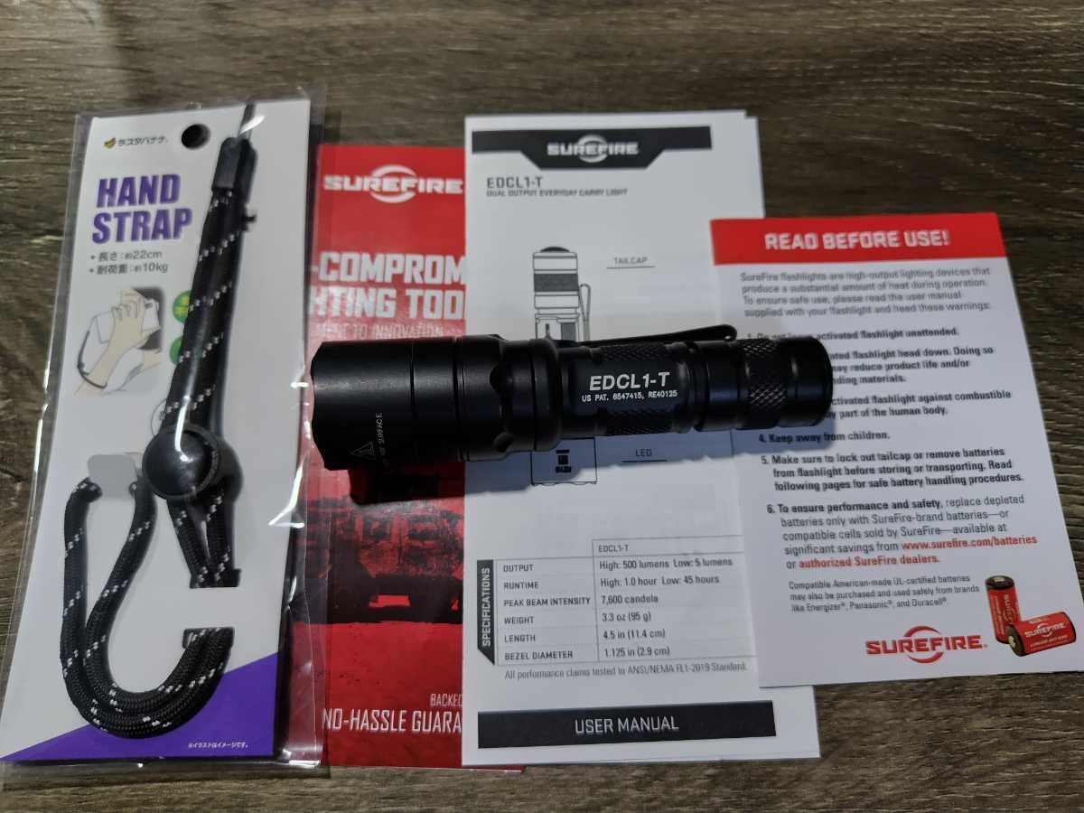 SUREFIRE シュアファイア EDCL1-T 警察 フラッシュライト 警備 SUREFIRE シュアファイア EDCL1-T 警察 フラッシュライト 警備