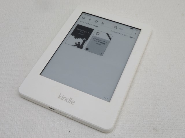 4GB*Amazon WP63GW E-reader kindle Paperwhite no. 7 generation Amazon gold dollar paper white charge cable attaching USED 64158*!!
