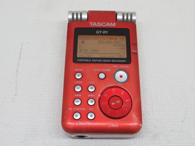 TASCAM GT-R1 ポータブルギター/ベースレコーダー タスカム バッテリー付き USED 64895
