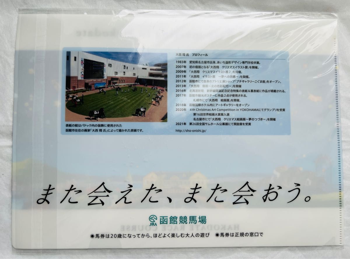 JRA 札幌競馬場 非売品 クリアファイル