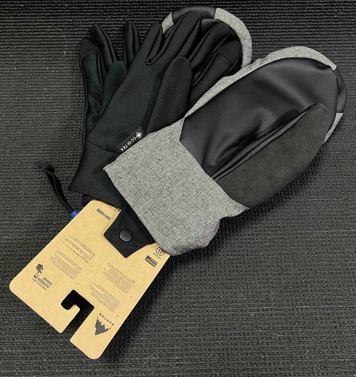 Burton バートン GORE-TEX アンダーミトン Lサイズ Gray Heather(新品