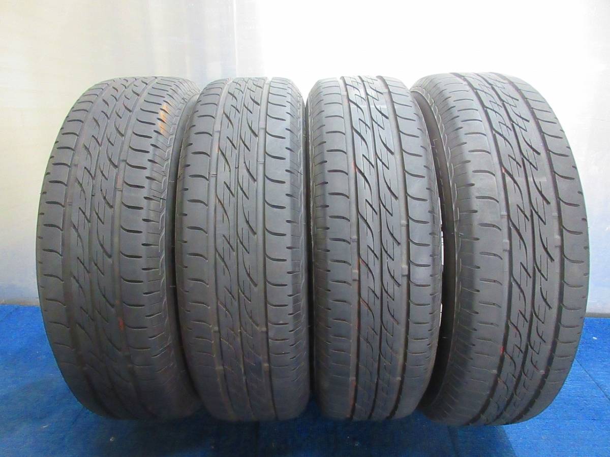 ★9分山★19年製★ ブリヂストンNEXTRY 155/65R13 社外ホイール 13×4J +42 4H-100 4本セット 軽自動車等 D229の画像2