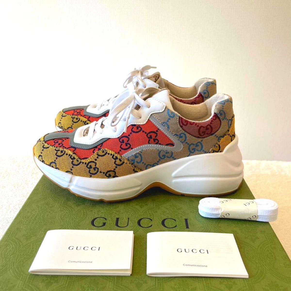 GUCCI 】スニーカー 希少品 size: 5ハーフ | noonanwaste.com