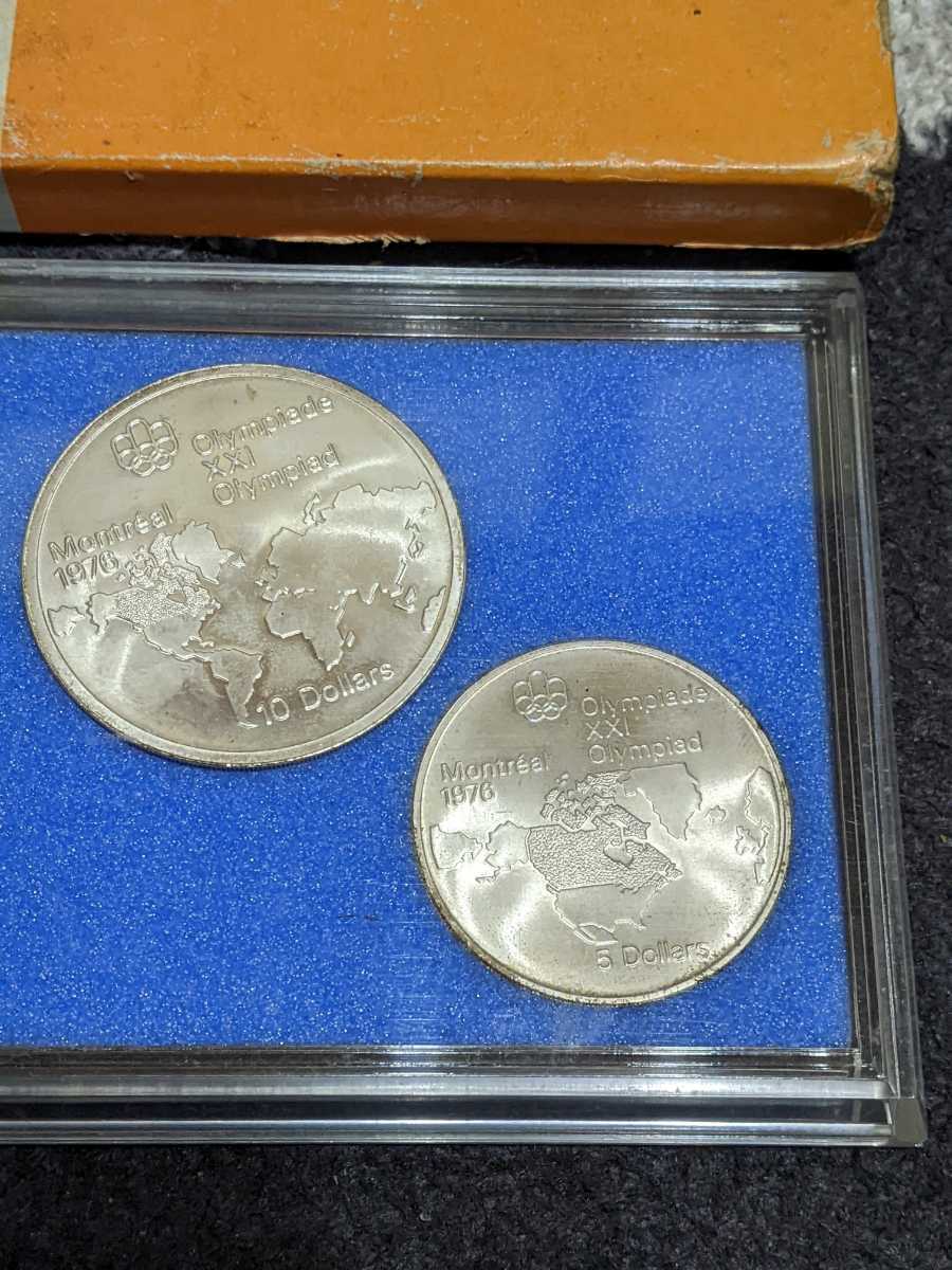 第21回オリンピックモントリオール大会 記念銀貨です。の画像2