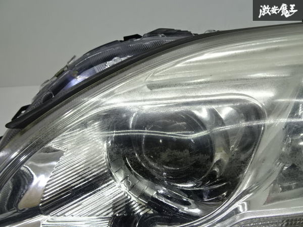 トヨタ 純正 ANA10 ANA15 GGA10 マークX ジオ HID ヘッドライト ヘッドランプ 左 助手席側 STANLEY 72-2 HID点灯OK 要補修 棚10-5_画像4