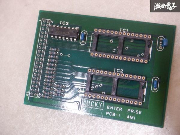 未使用 社外 メーカー不明 コンピューター ROMチューン 追加基盤 ECU CPU LUCKY ENTER PRISE 日産車用? 書き換え用に 即納 棚1-4-A_画像2