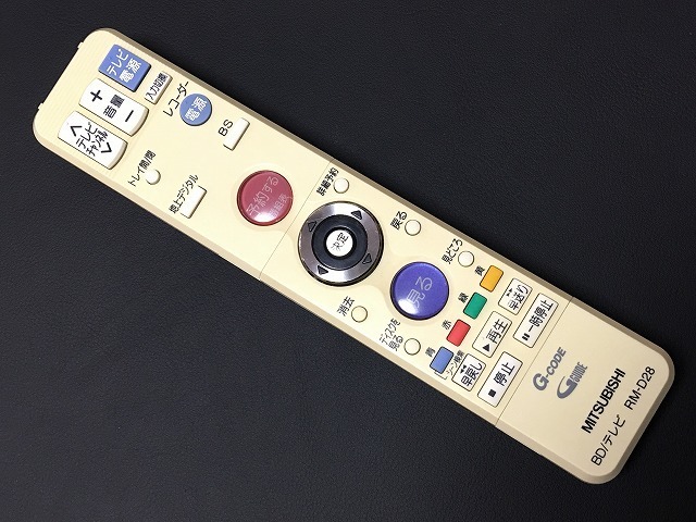 *reMITSUBISHI Mitsubishi Electric BD recorder for remote control RM-D28 Blue-ray *