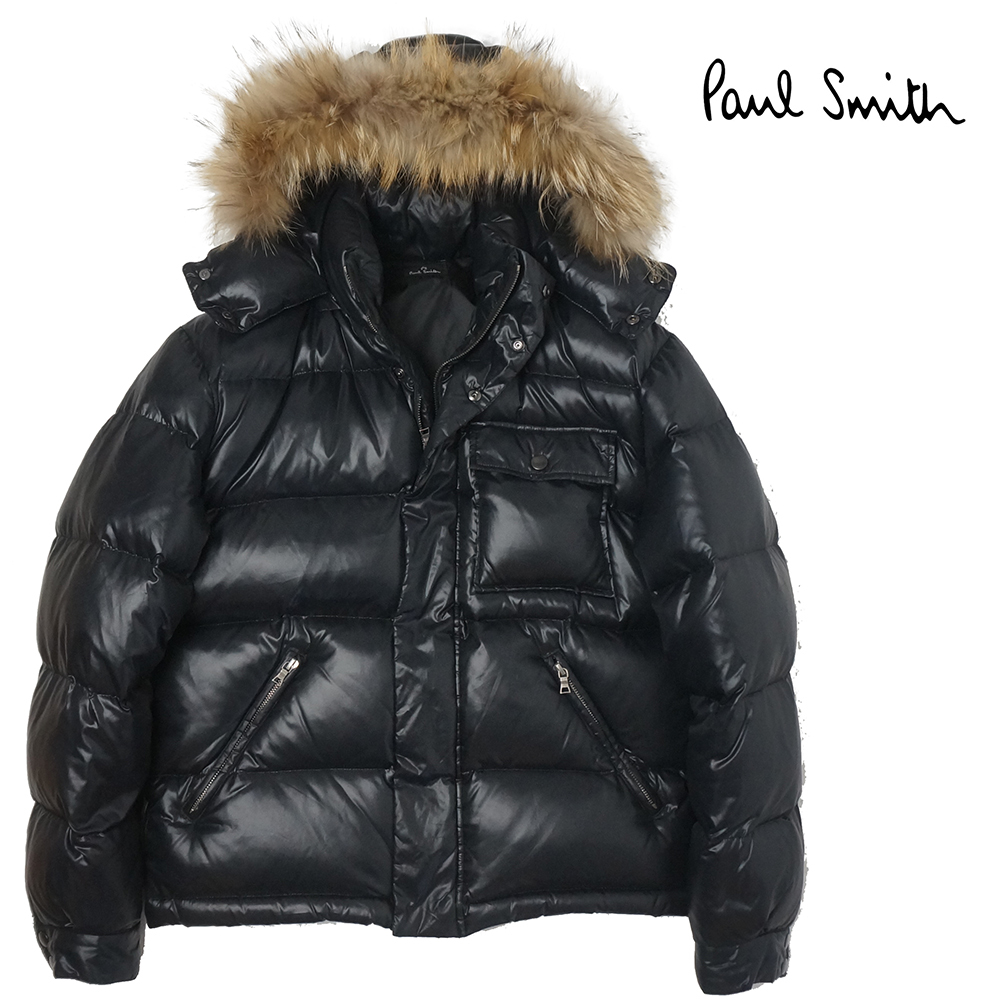 美品 ポールスミス 【Paul Smith】取り外し可 ラクーンファー付き