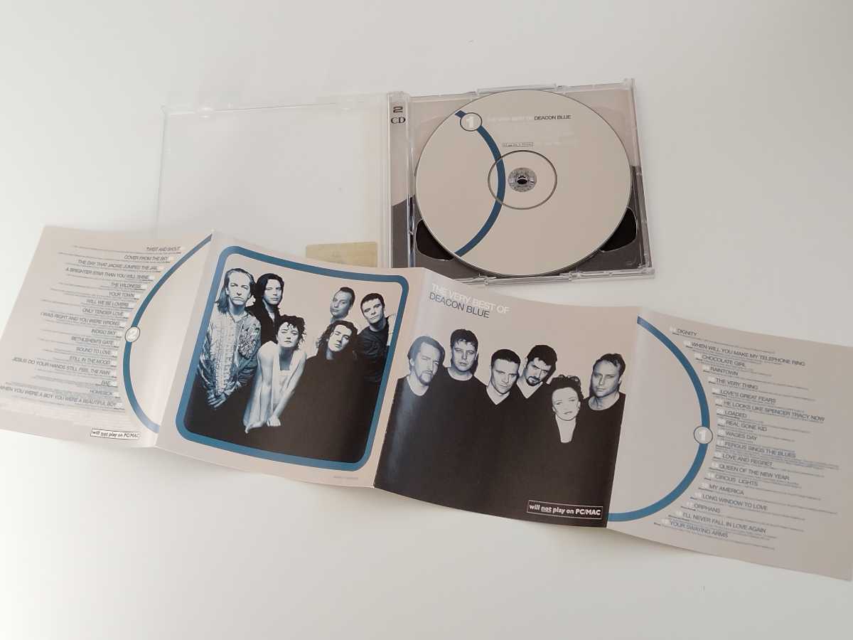 THE VERY BEST OF DEACON BLUE 2CD COLUMBIA UK 504978-2 01年リリース36曲収録ベスト,ディーコン・ブルー,Dignity,Wages Day,CCCD仕様盤_画像3