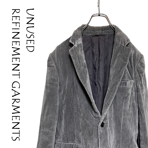 ★UNUSED REFINEMENT GARMENTS ジャケット レーヨン混 アンユーズド
