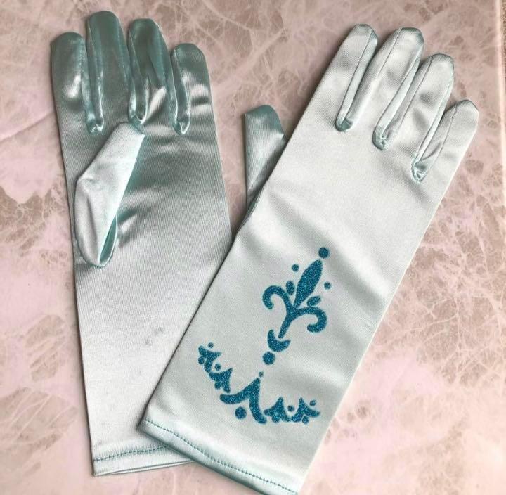  hole snow L sa gloves girl Princess child .. sama satin material ... feeling . smooth! feeling of luxury. exist color . beautiful . chapter . impression .