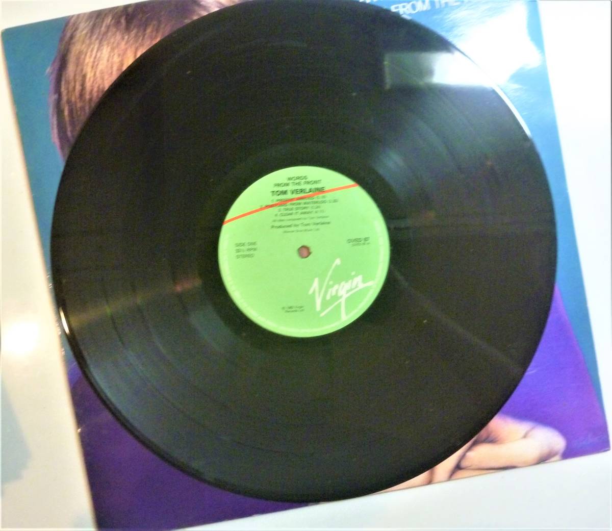 アナログLP○英国盤】トム・ヴァーレイン/ワーズフロムザフロント
