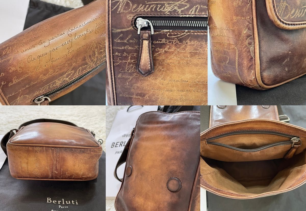 ベルルッティ Berluti 超美品2回短時間使用 ショルダーバッグ ベルルッティ Berluti 超美品2回短時間使用 ショルダーバッグ