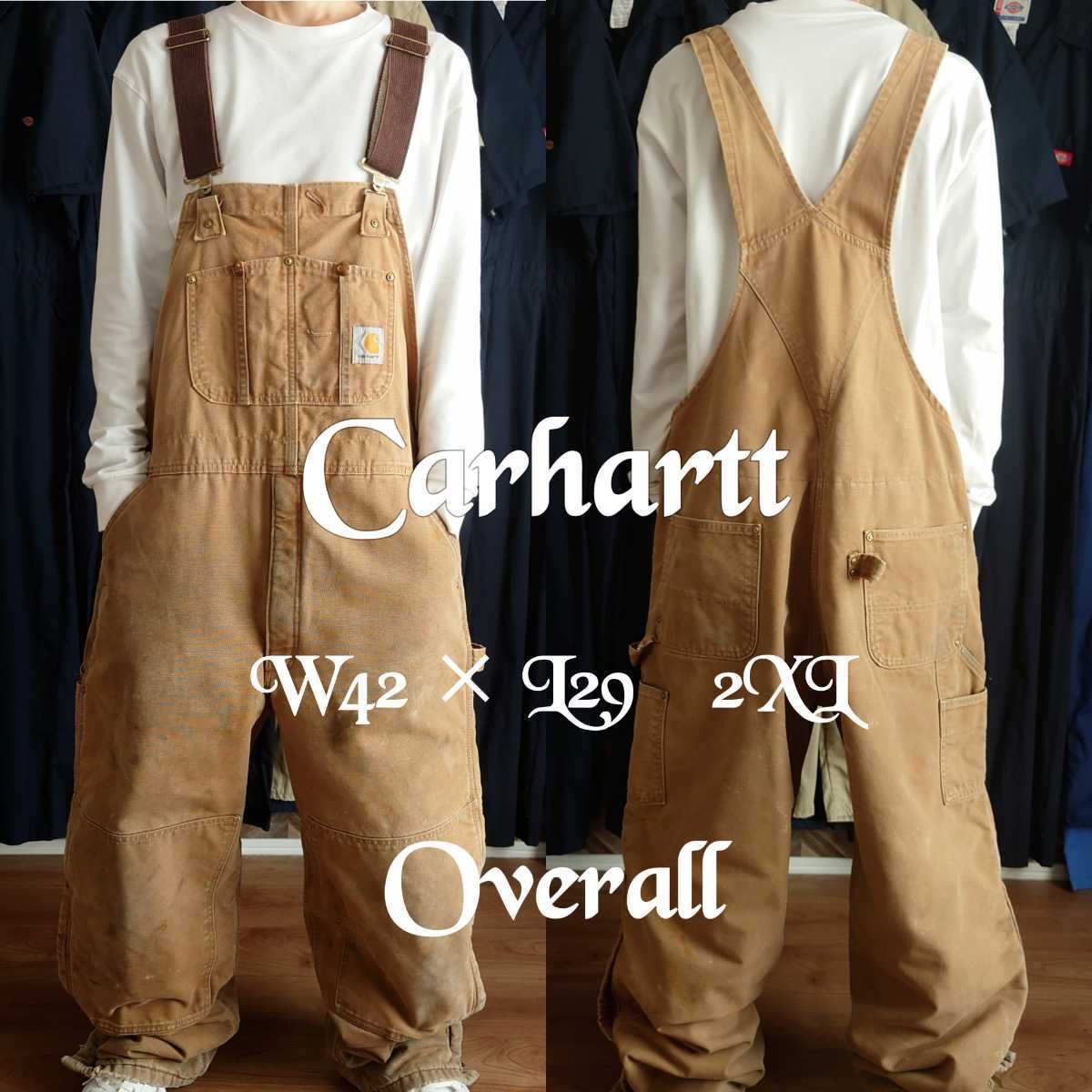 Carhartt カーハート ダック地 ダブルニーオーバーオール サロペット