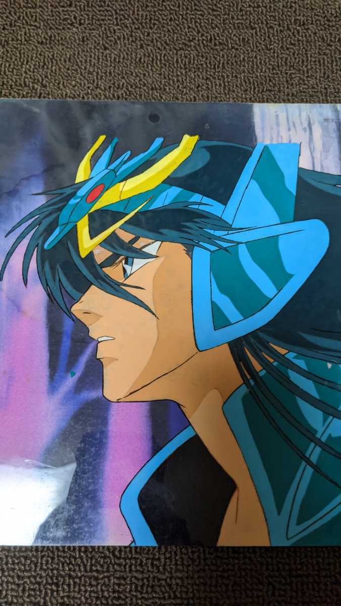 聖闘士星矢 セル画 ドラゴン紫龍 手描き背景付 聖闘士星矢 聖闘士星矢 セル画 ドラゴン紫龍 手描き背景付 聖闘士星矢