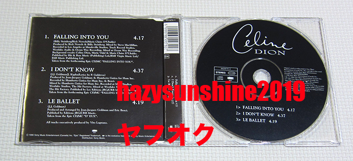  Celine * Dion CELINE DION 3 TRACK CD FALLING INTO YOU THE CLOUR OF MY LOVE