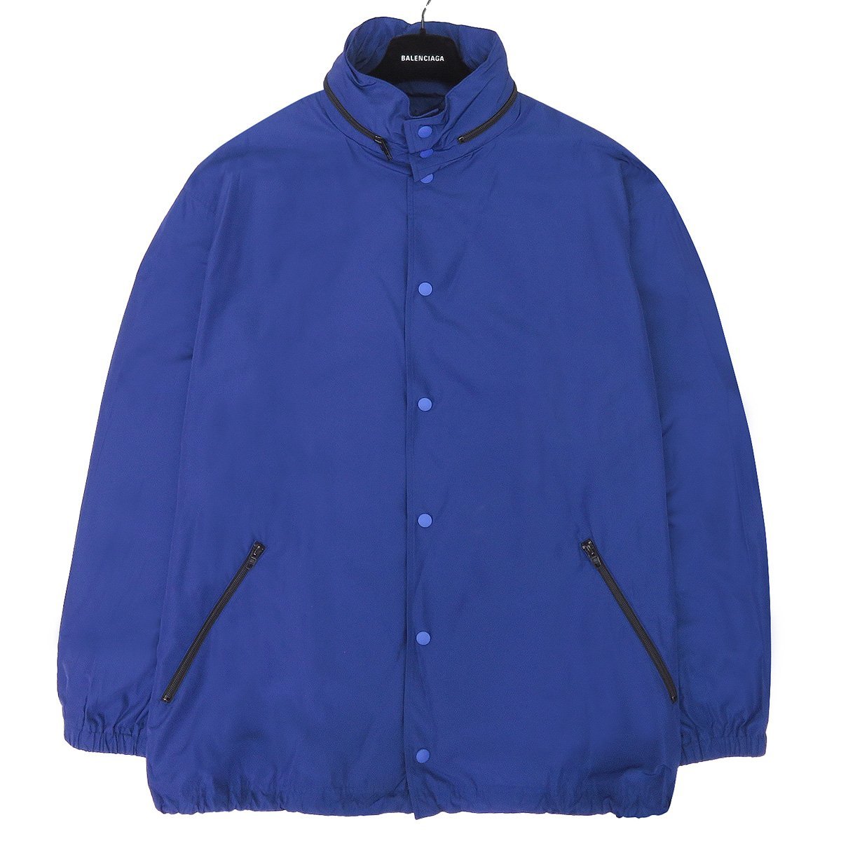 美品 バレンシアガ 2019AW 556238 バックロゴ プリント ウインド
