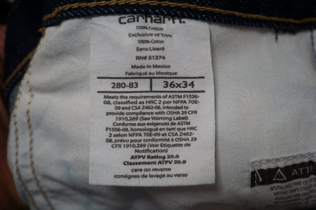 ∧CARHARTT 5ポケット デニムパンツ FR_画像5