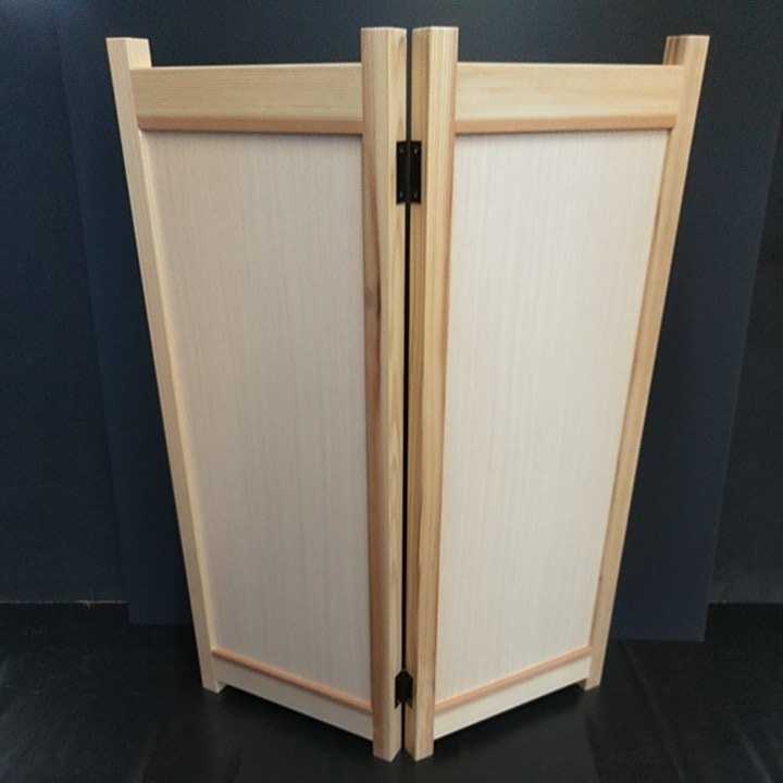 組子 鹿沼組子 小型衝立 パーテーション 手作り作品 未使用新品