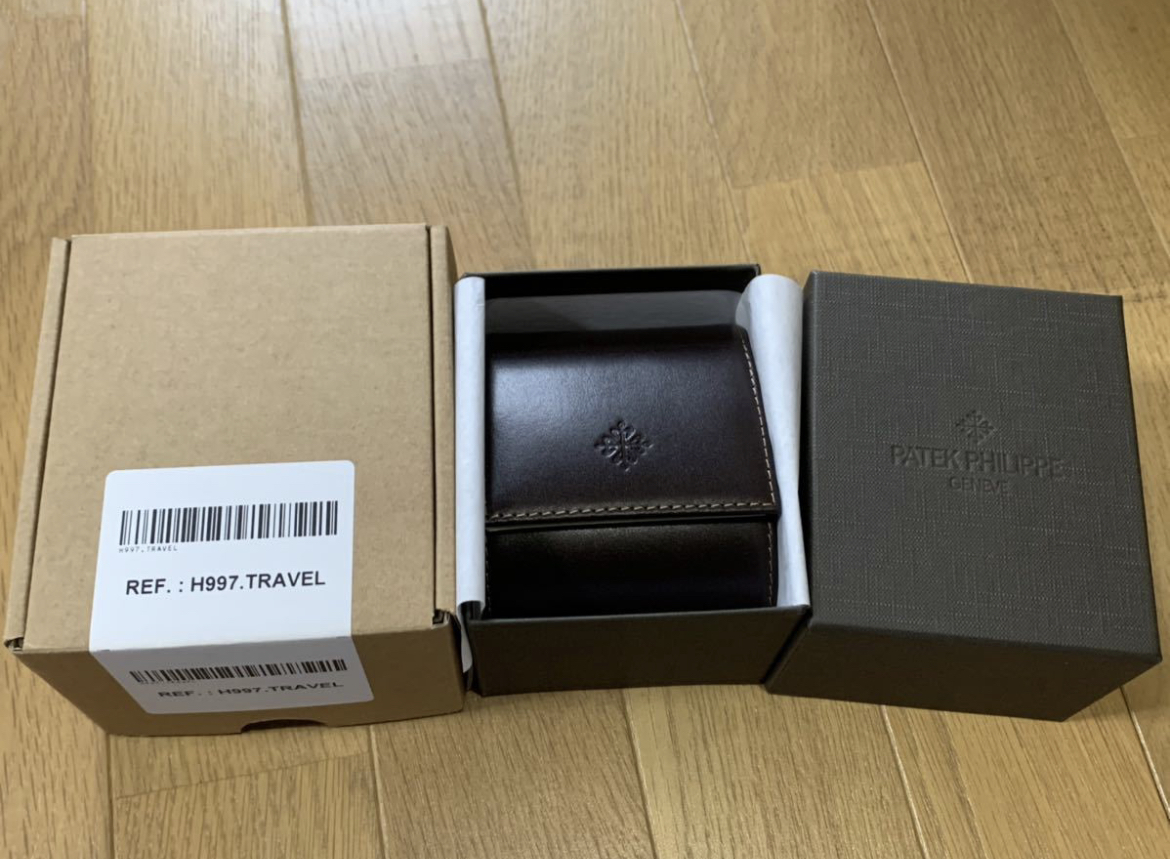 未使用品 2個 PATEK PHILIPPE パテックフィリップ 純正 ノベルティ 非売品 時計ケース ウォッチケース ケース 