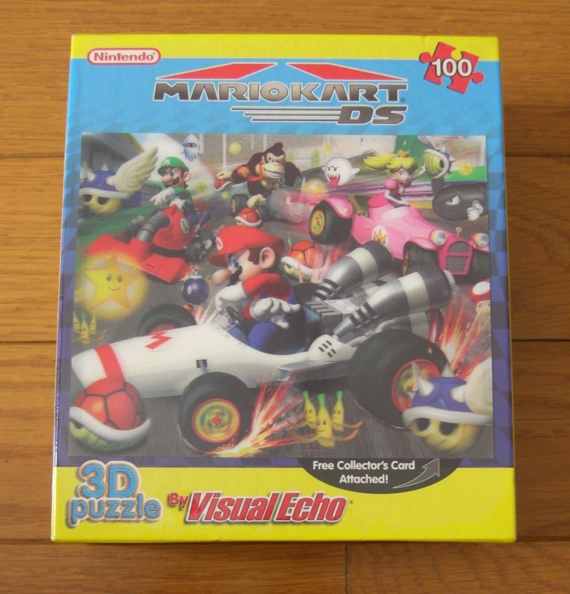 ★新品　HOBBICO　マリオカートDS　3Dパズル　100ピース　Nintendo　MARIOKART DS　Visual Echo COLLECT THEM ALL! 3D puzzle_画像1