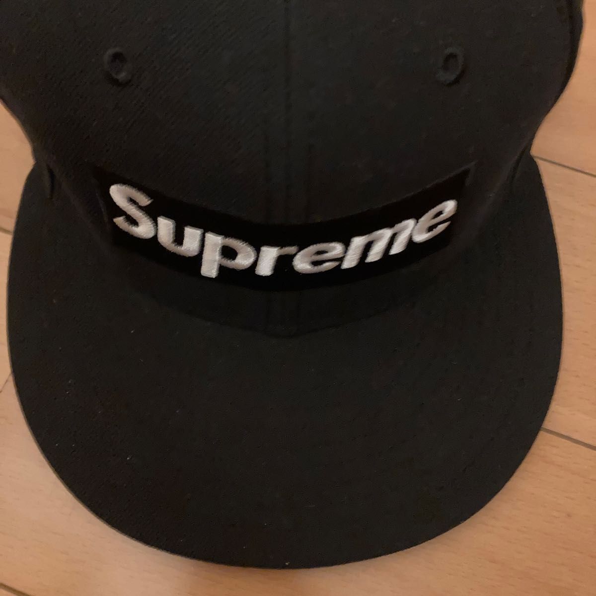 Supreme 13FW GORE-TEX NEW ERA ゴアテックス ニューエラ 7 1/2 黒 赤 BOX LOGO