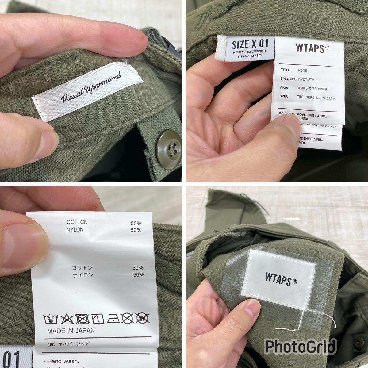 19aw 希少 WTAPS ミル カーゴ パンツ M-65 オリーブドラブ S
