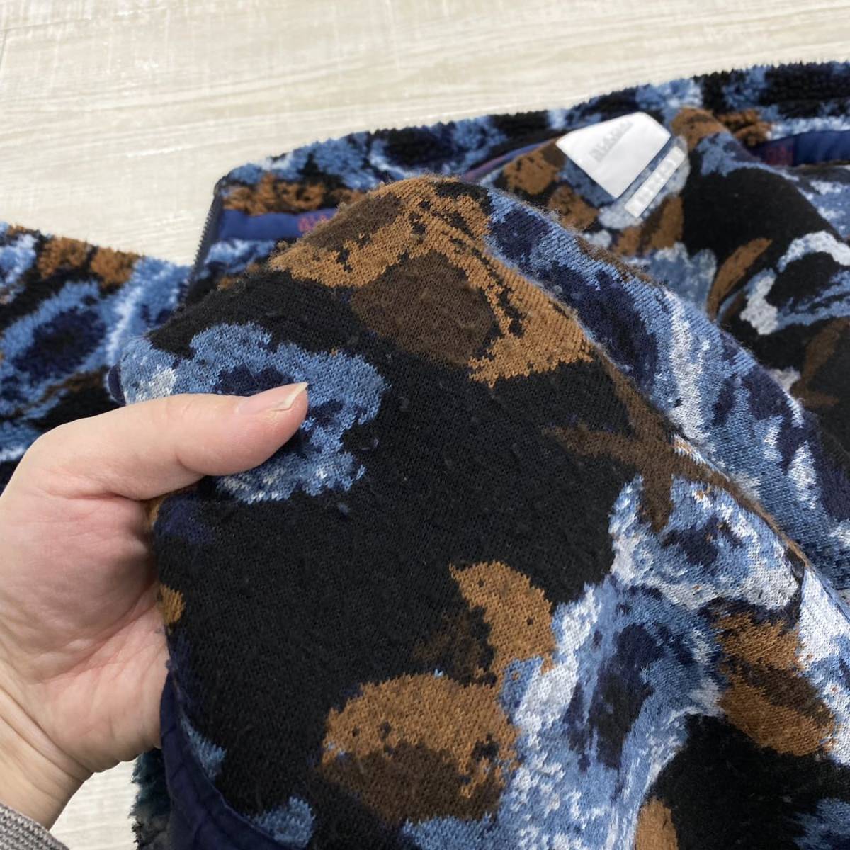 ヒート マーティンローズ 18aw フリースジャケット ブルー