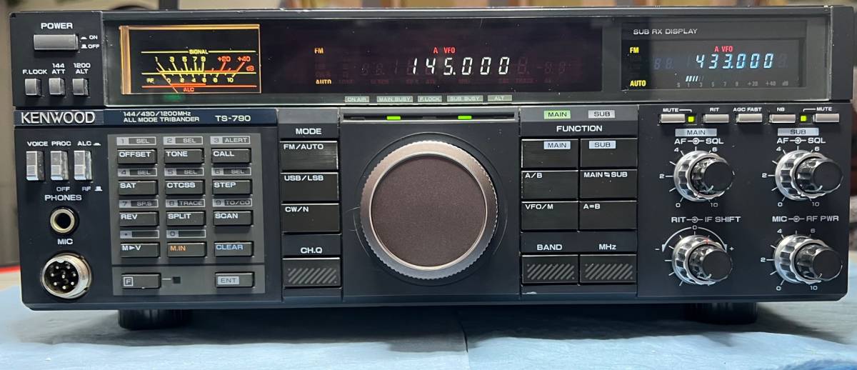 【動作品】KENWOOD TS-790 144/430M オールモード 10W機 アマチュア無線 年末のプロモーション