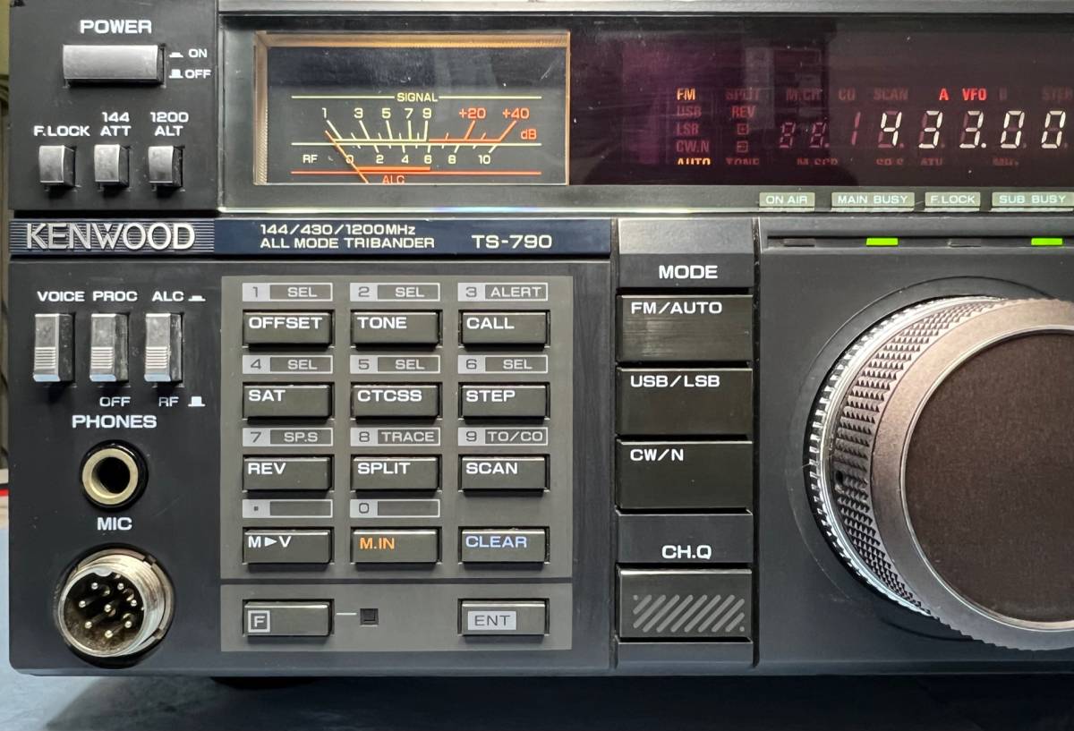 【動作品】KENWOOD TS-790 144/430M オールモード 10W機 アマチュア無線 年末のプロモーション