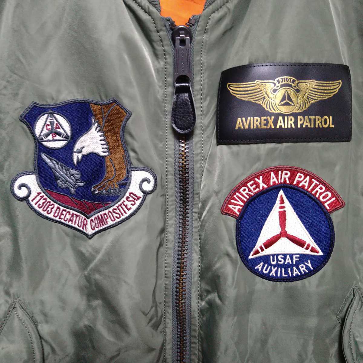 AVIREX/メンズM/MA-1フライトジャケット/CIVIL AIR PATROL AVIREX/メンズM/MA-1フライトジャケット/CIVIL AIR PATROL