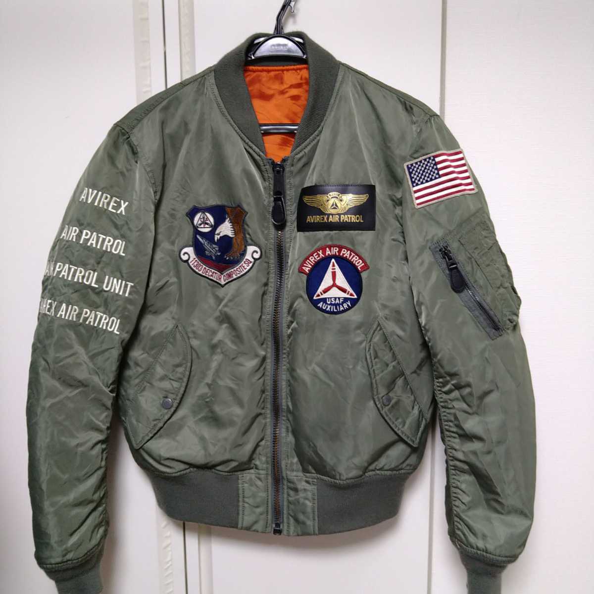 AVIREX/メンズM/MA-1フライトジャケット/CIVIL AIR PATROL AVIREX/メンズM/MA-1フライトジャケット/CIVIL AIR PATROL