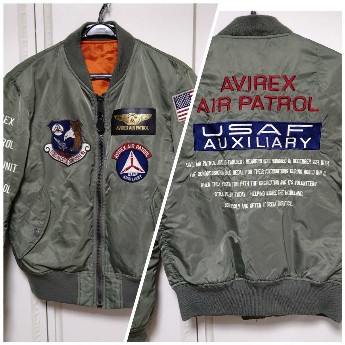 AVIREX/メンズM/MA-1フライトジャケット/CIVIL AIR PATROL AVIREX/メンズM/MA-1フライトジャケット/CIVIL AIR PATROL