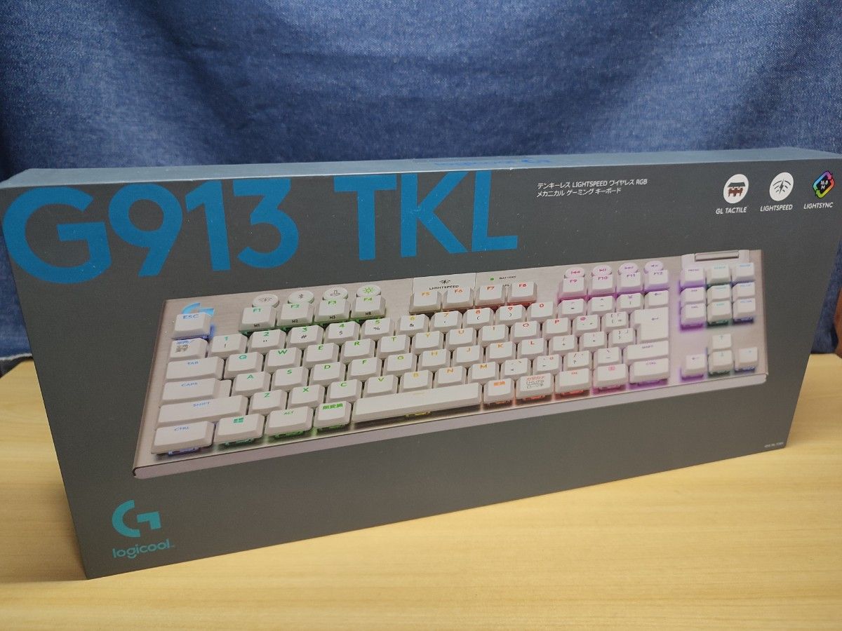 Logicool G913 TKL White タクタイル軸 - PC周辺機器