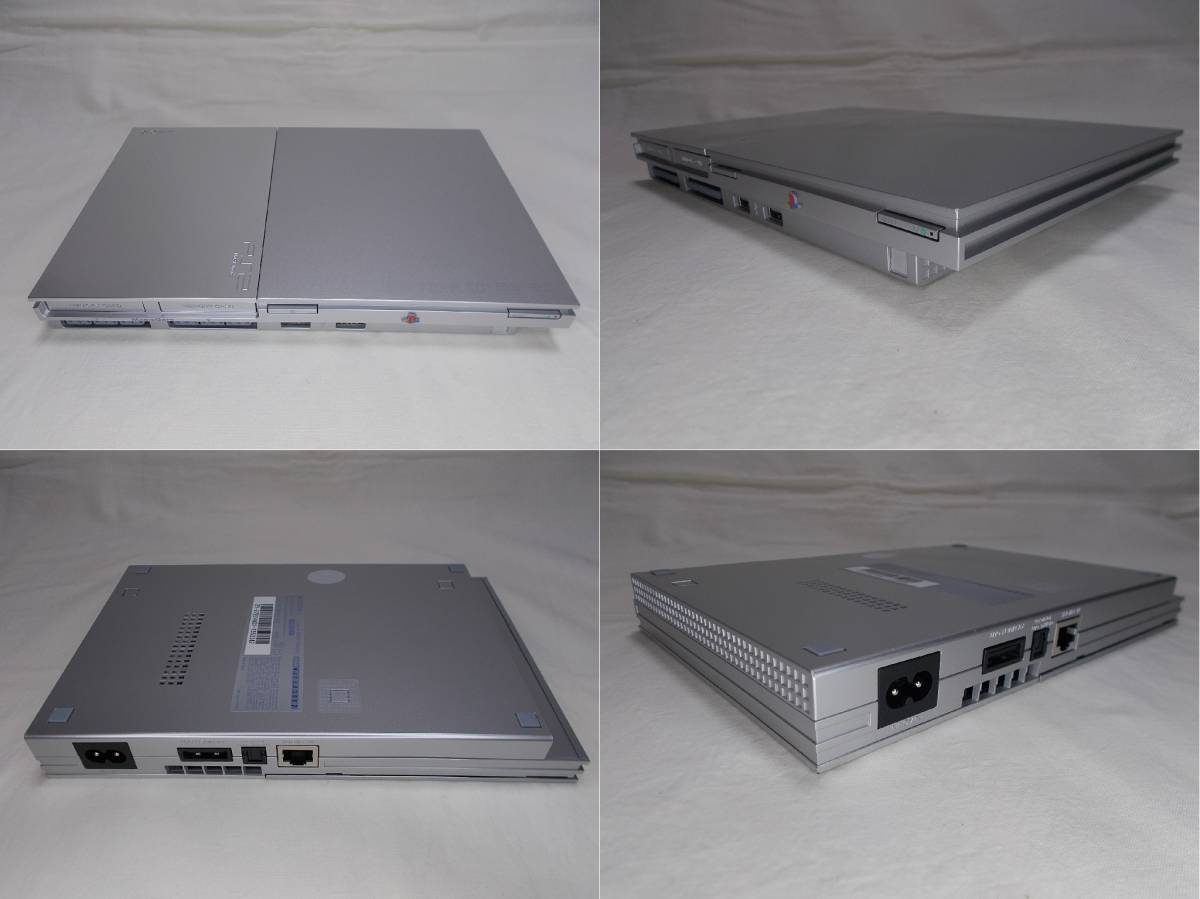 PS2 薄型 銀 レンズ新品 箱付【リング傷対策 分解メンテ 90日 PS2 薄型 銀 レンズ新品 箱付【リング傷対策 分解メンテ 90日
