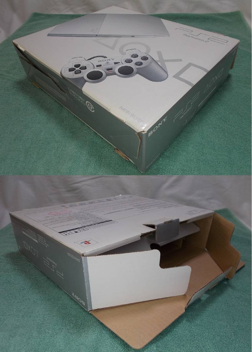 PS2 薄型 銀 レンズ新品 箱付【リング傷対策 分解メンテ 90日 PS2 薄型 銀 レンズ新品 箱付【リング傷対策 分解メンテ 90日