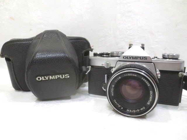 カメラ フィルムカメラ ヤフオク! - 名一眼レフ OLYMPUS OM-1 フィルムカメラ シル