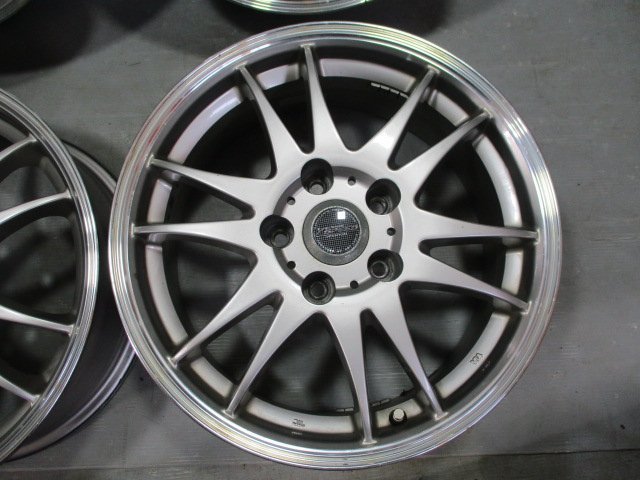 BH166☆中古ホイール　16×6.5J 114.3 5穴 アルミ4枚価格！法人宛/営業所止め送料無料 アルファード プリウスα エクストレイル_画像5