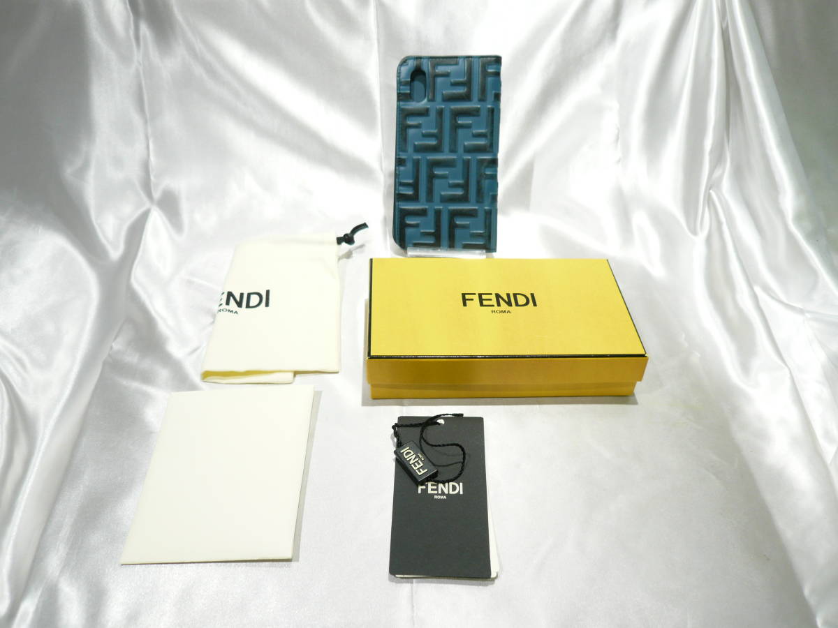 ☆FENDI フェンディ iPhone X アイフォーン 10 レザーカバー ☆