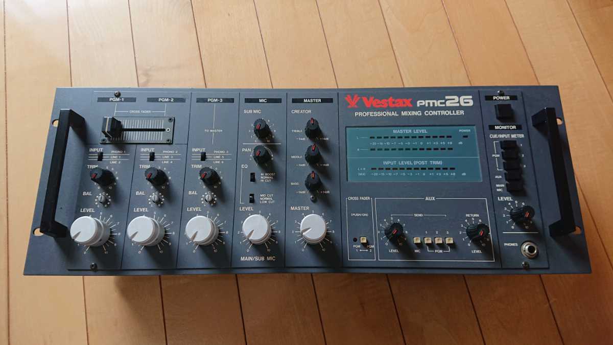 のため】 vestax pmc-26 ベスタクス ヴィンテージミキサー ロータリー