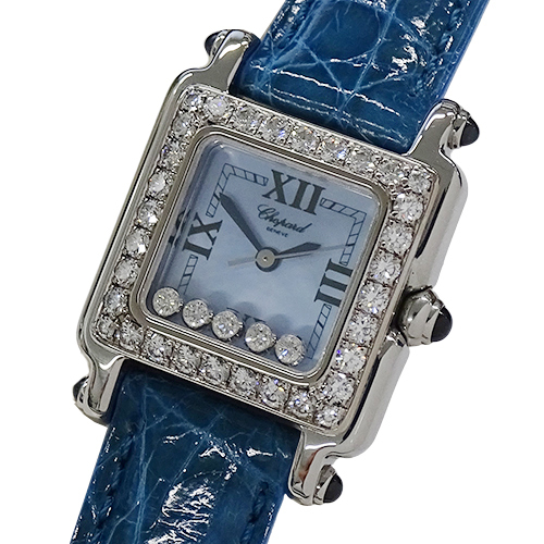 ショパール Chopard 時計 レディース ハッピースポーツ スクエアミニ
