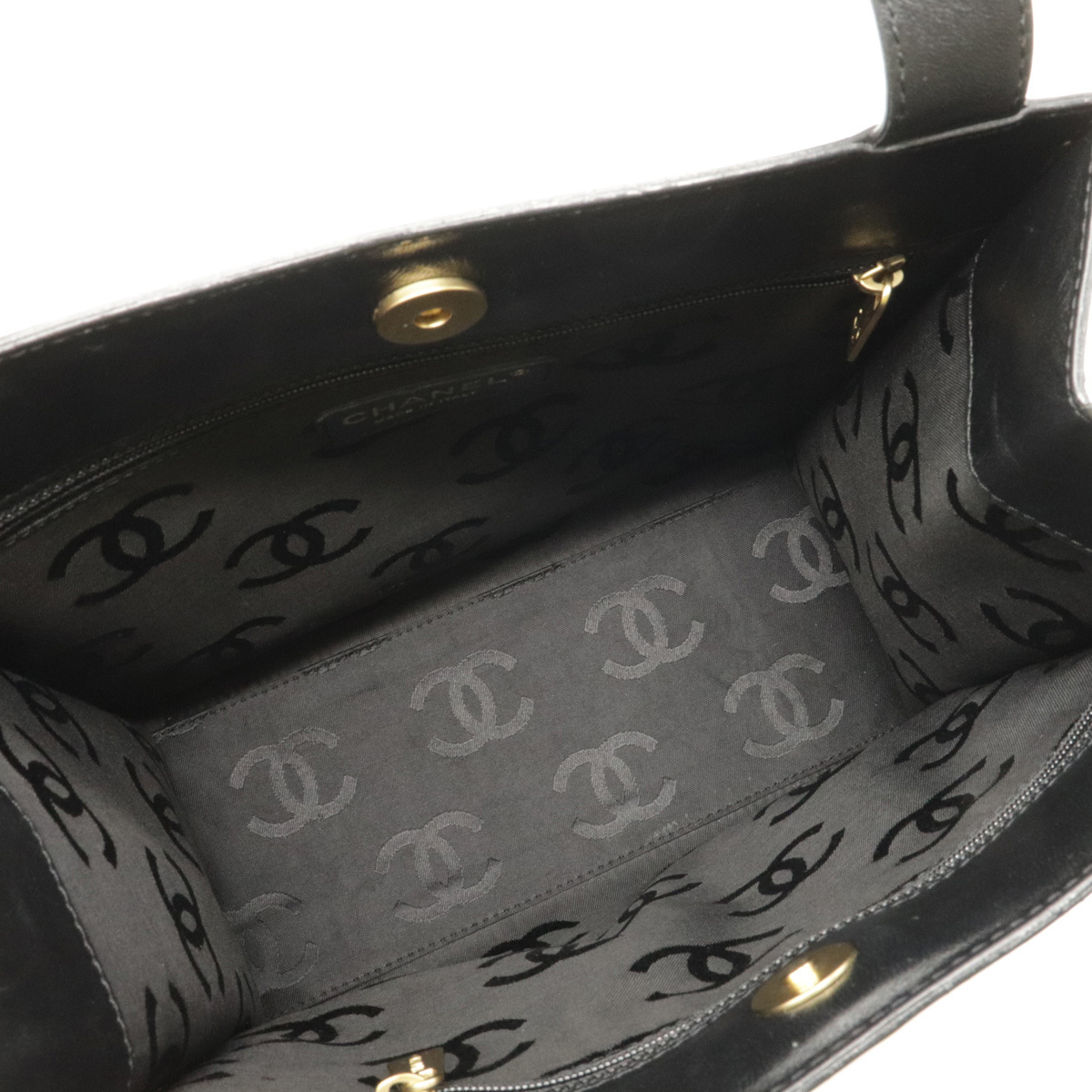 CHANEL シャネル カメリア パンチング ココマーク トートバッグ