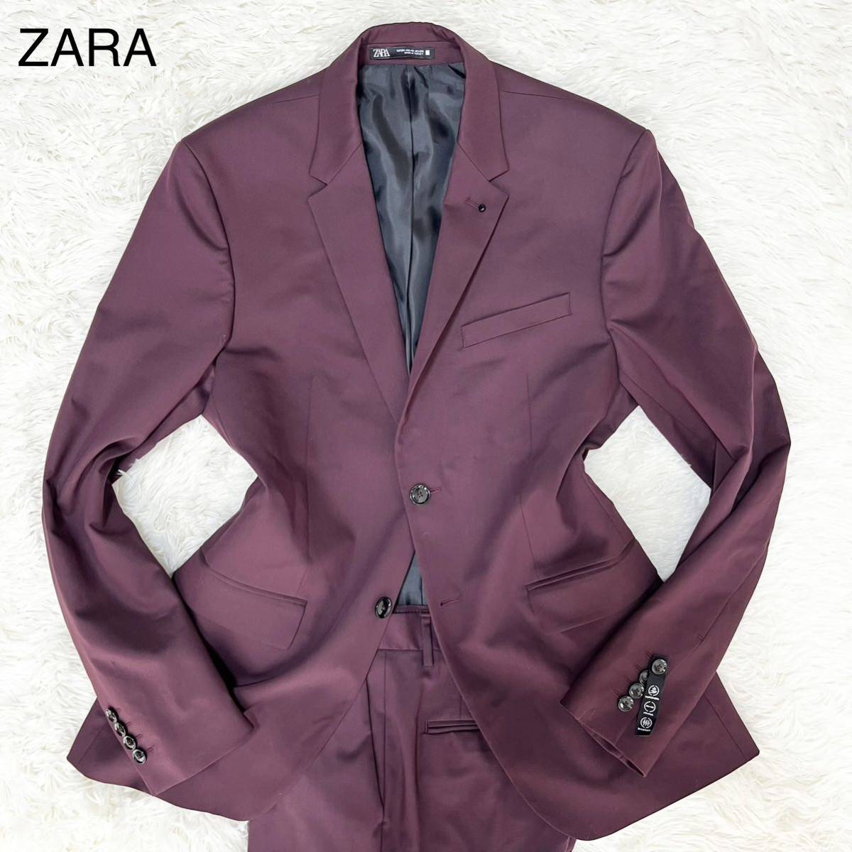 ZARA セットアップ ジャケット パンツ ピンク 菅田将暉-