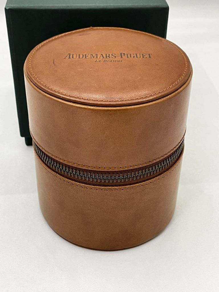  не использовался товар Audemars Piguet натуральная кожа кейс для часов 1 шт. для Brown Royal дуб AUDEMARS PIGUET Novelty - запонки box 
