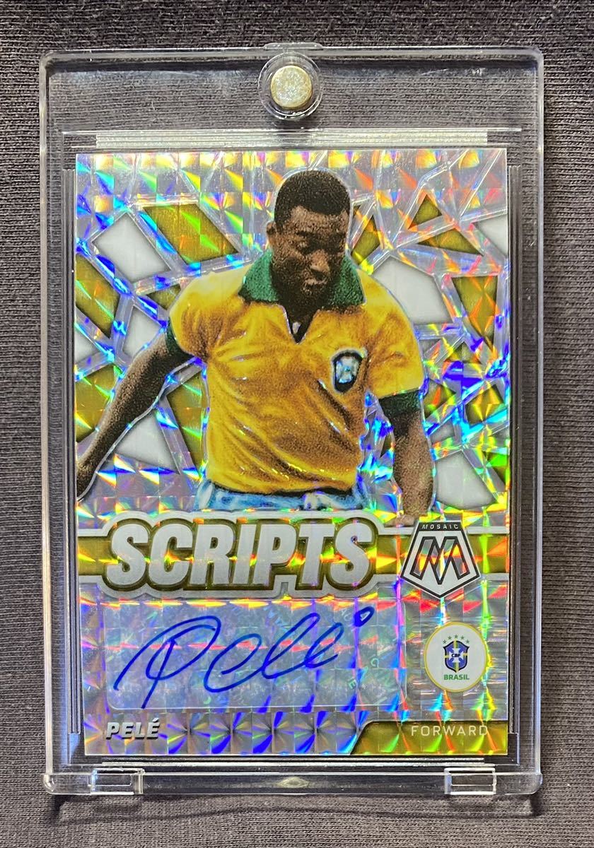 Pele ペレ 直筆サインカード PANINI 2022 MOSAIC WORLD CUP SCRIPTS