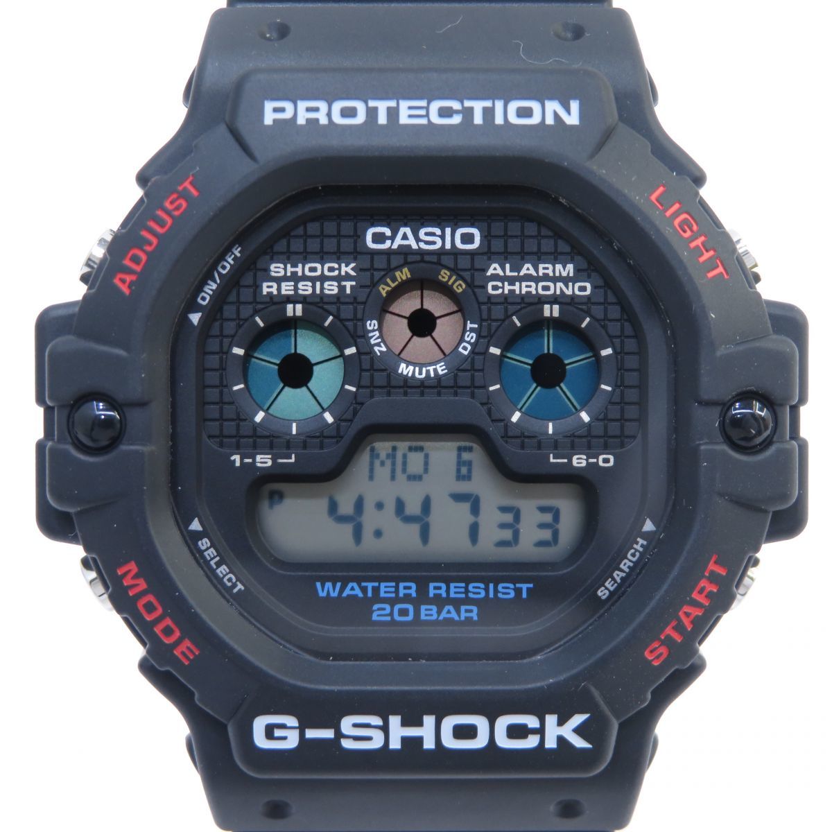 160s CASIO カシオ G-SHOCK DW-5900-1JF クオーツ 腕時計 ※中古