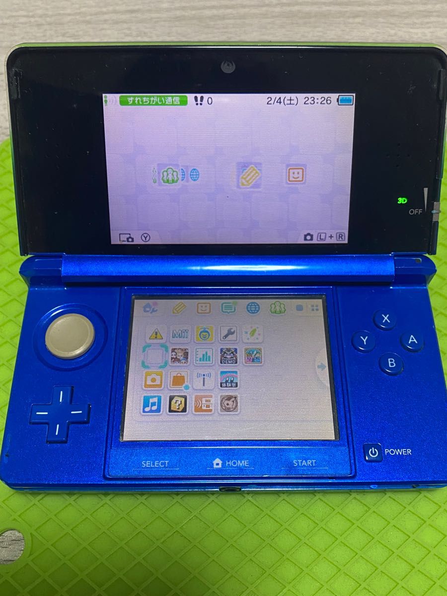 ニンテンドー3DS コバルトブルー どうぶつの森 SDカードあり-