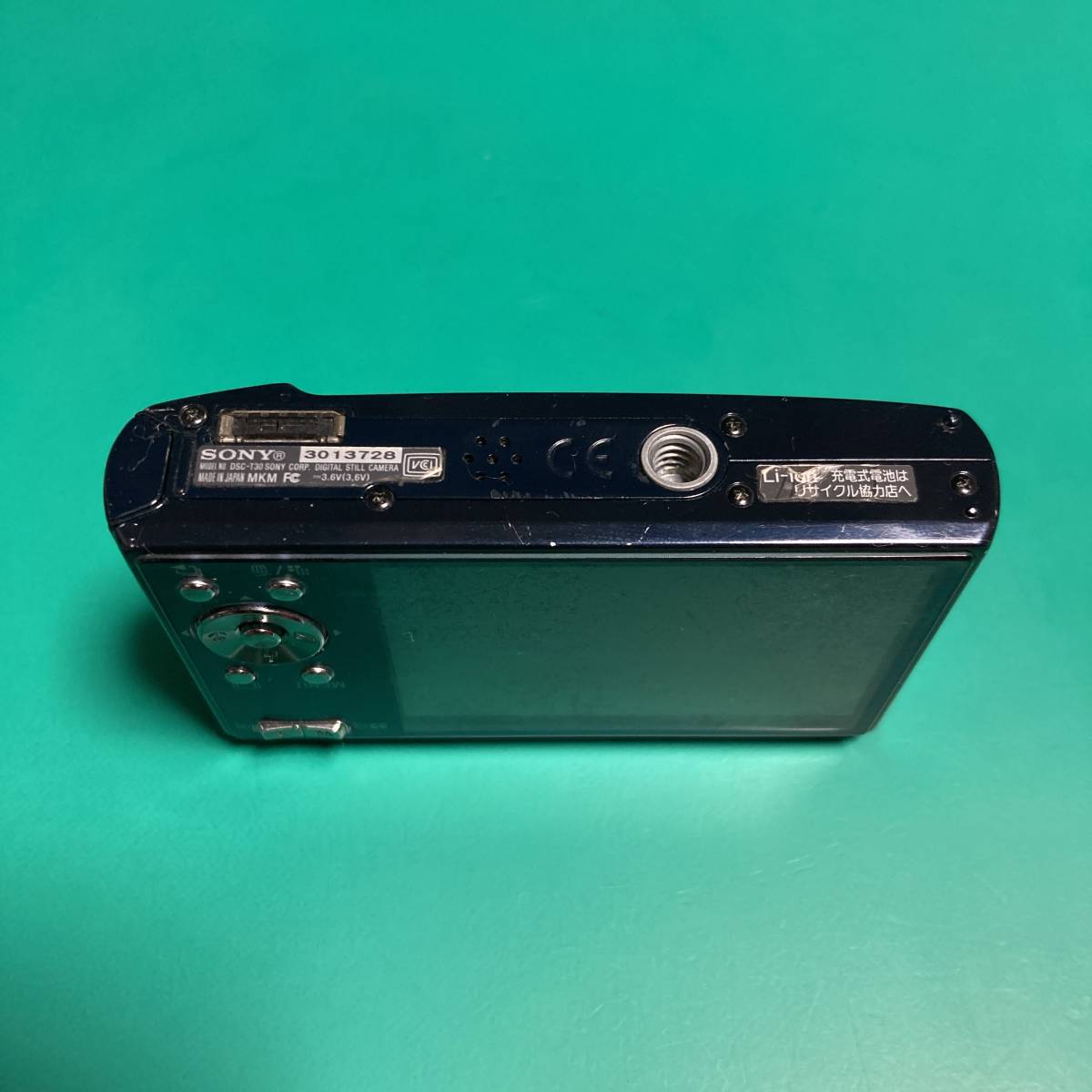 SONY Cyber-shot DSC-T30 ジャンク品 R00724の画像5